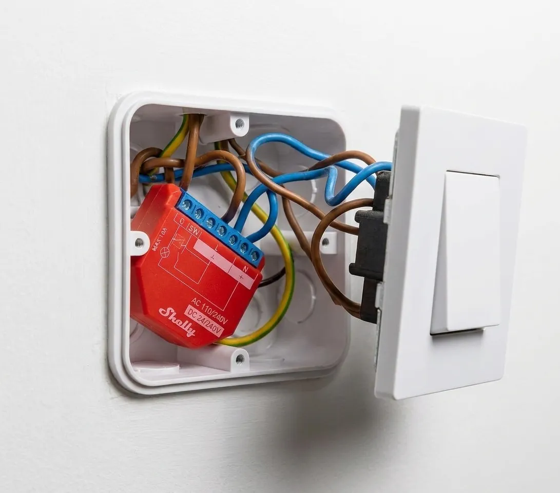 Shelly Plus 1 mit Alexa: Lichtschalter smart machen