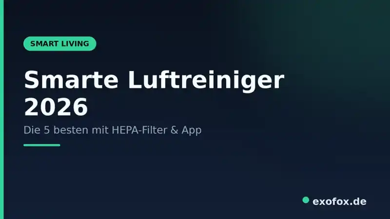 Smarte Luftreiniger 2026 – die 5 besten fürs Zuhause im Vergleich