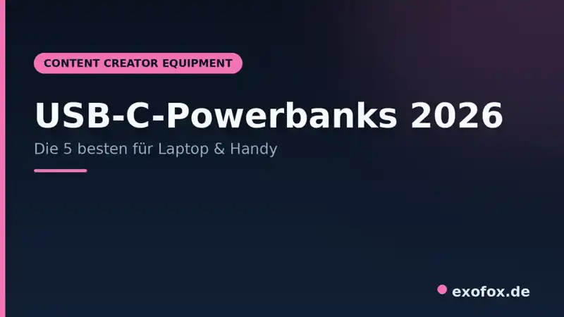 USB-C-Powerbanks 2026 – die 5 besten für Laptop & Handy